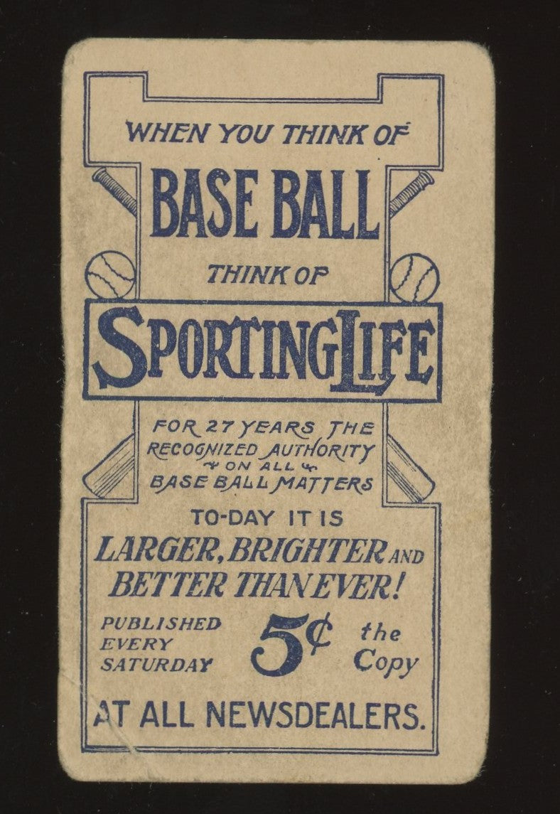 1910 Sporting Life M116 Ham Hyatt