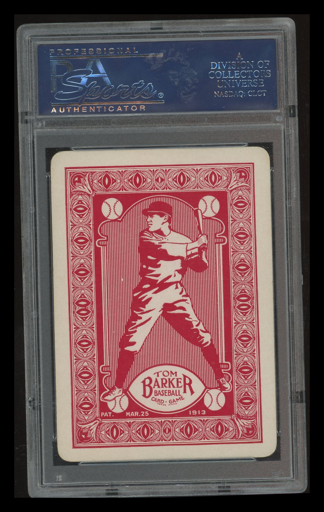1913 Tom Barker Game Honus Wagner PSA 4