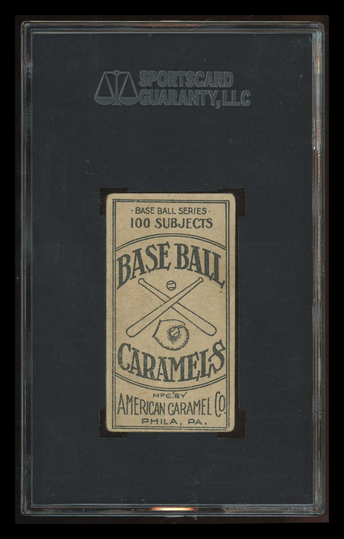 1910 American Caramel Co. (E90-2) Dots Miller SGC 3