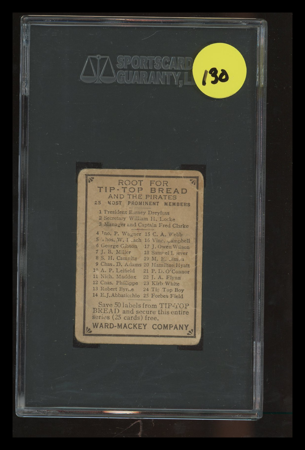 1910 Tip Top Bread Deacon Phillippe SGC 1.5