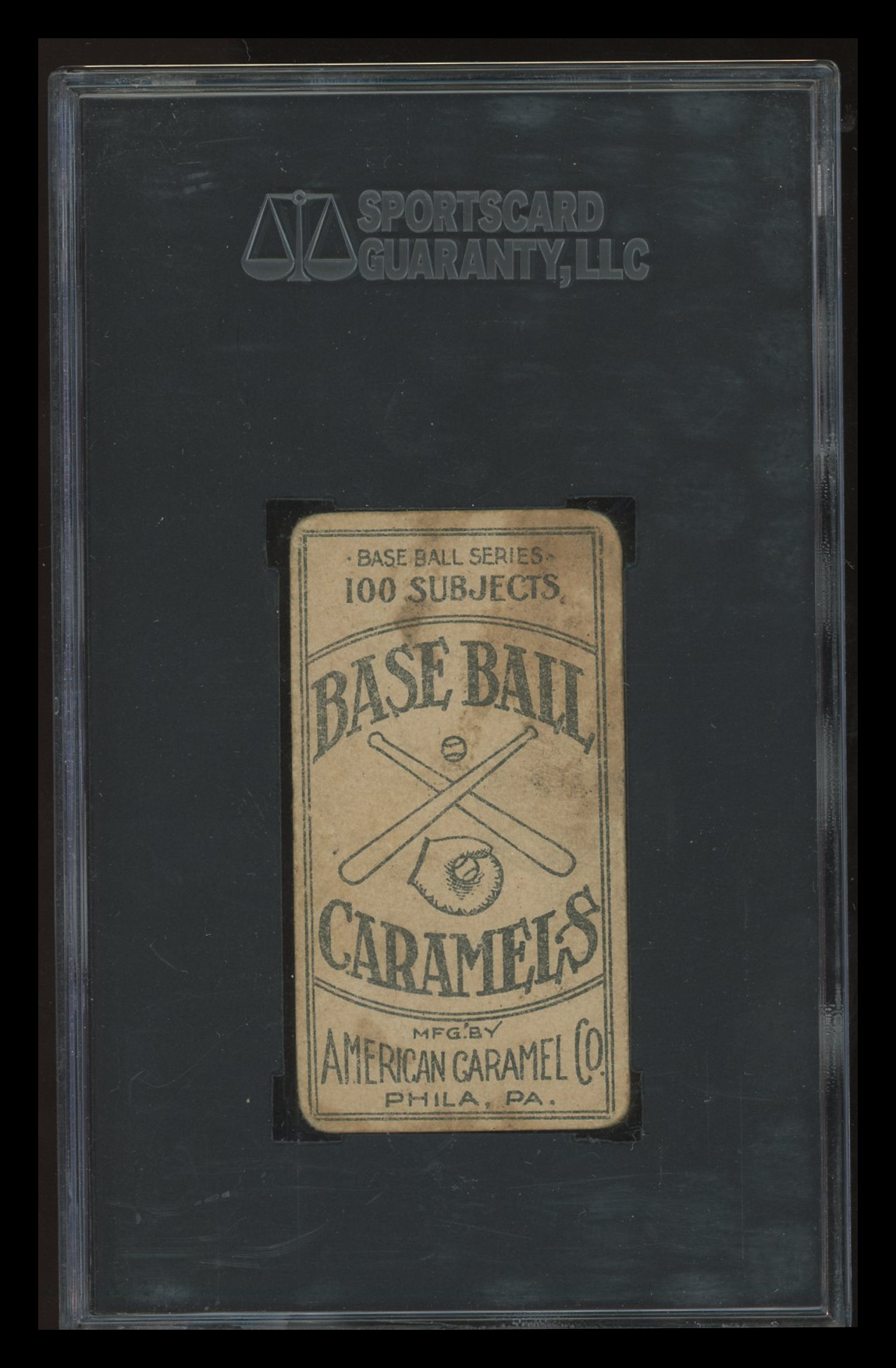 1910 American Caramel Co. (E90-2) Nick Maddox SGC 2