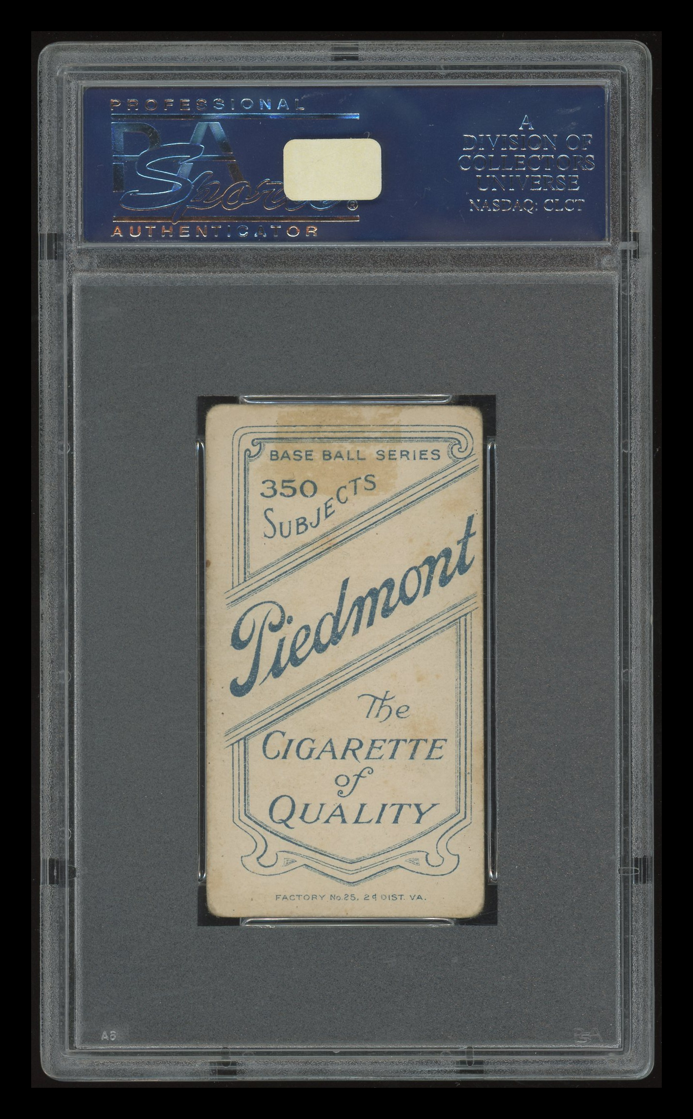 1909-11 T206 Piedmont Jap Barbeau PSA 2