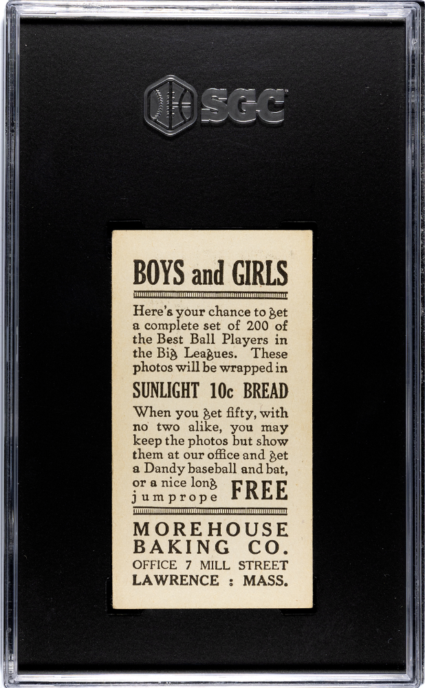 1916 Morehouse Baking Forrest Cady #25 SGC 4