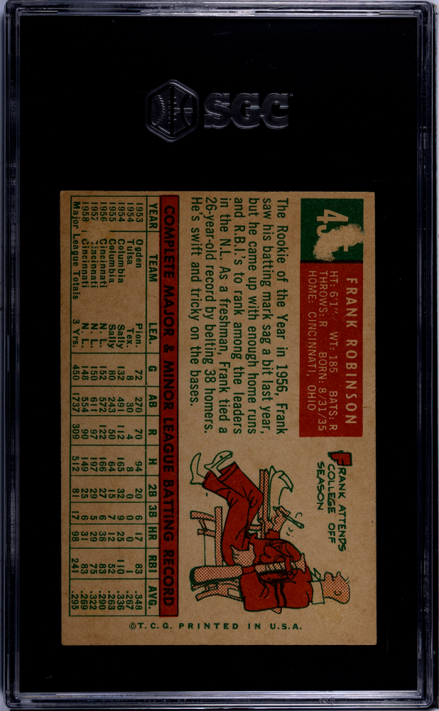 1959 Topps Frank Robinson #435 SGC 2