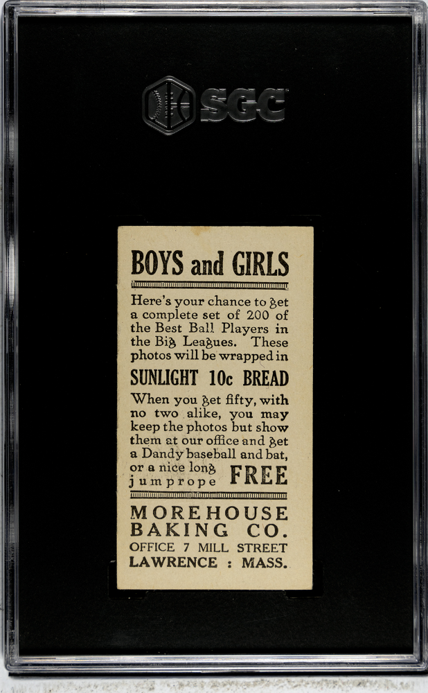 1916 Morehouse Baking Ed. Murphy #130 SGC 3