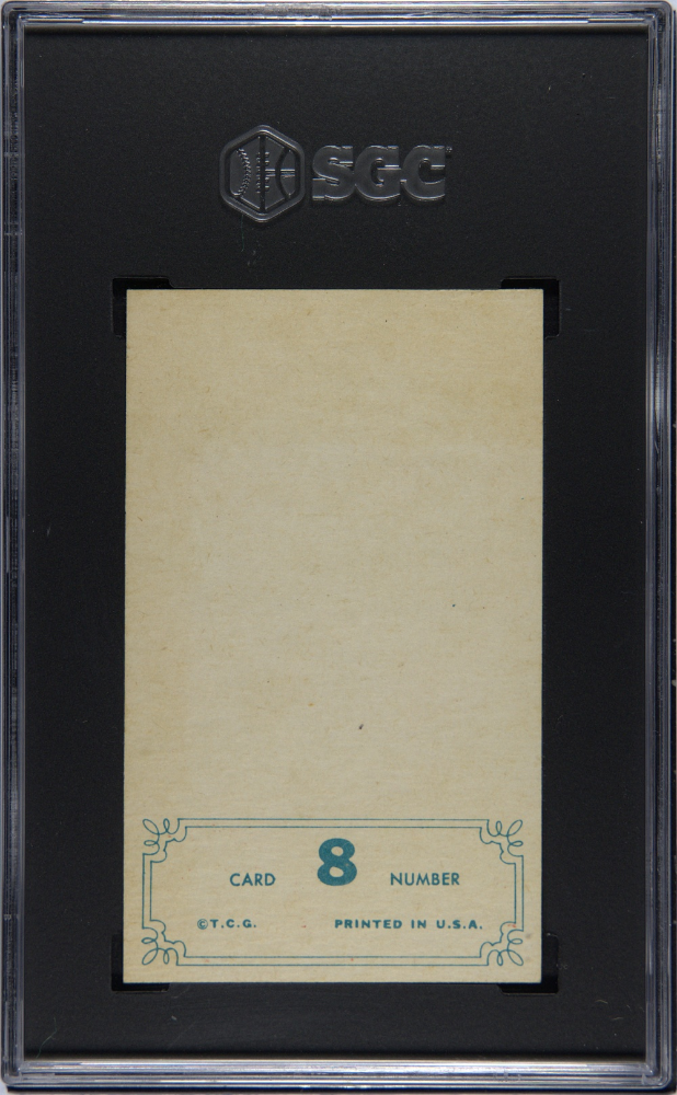 1965 Topps Embossed Sandy Koufax #8 SGC 5