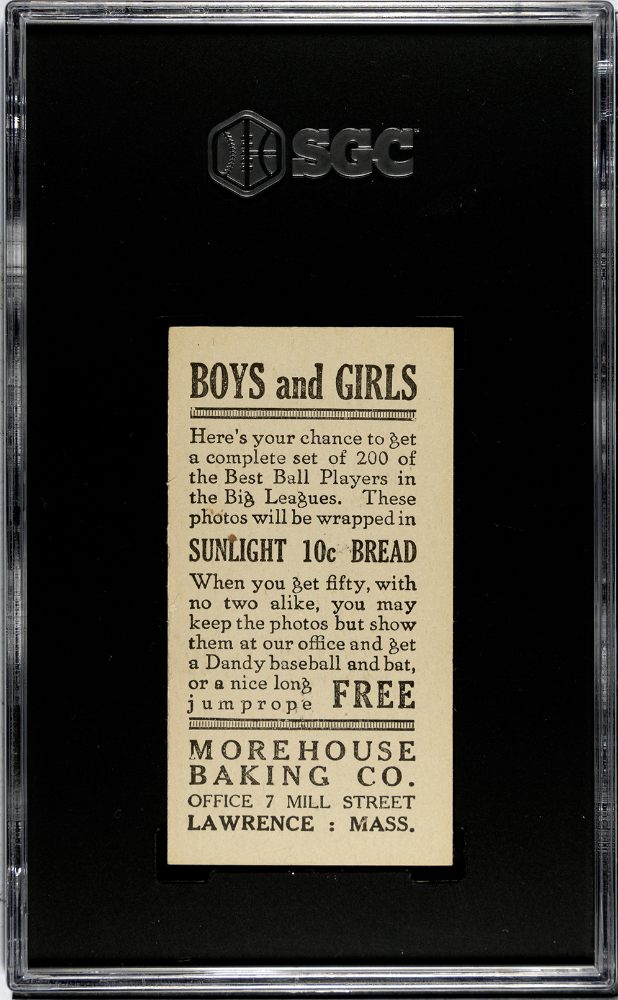 1916 Morehouse Baking William James #88 SGC 5