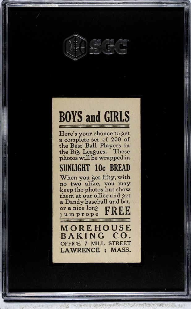 1916 Morehouse Baking Wilbur Good #69 SGC 4.5
