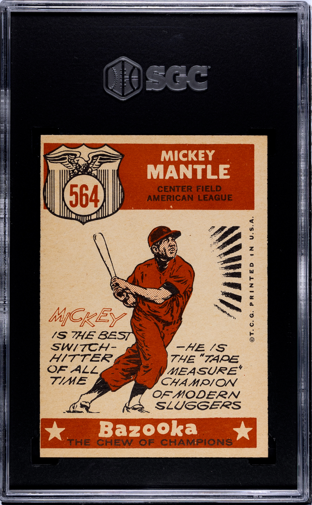 1959 Topps Mickey Mantle #564 All Star SGC 4.5