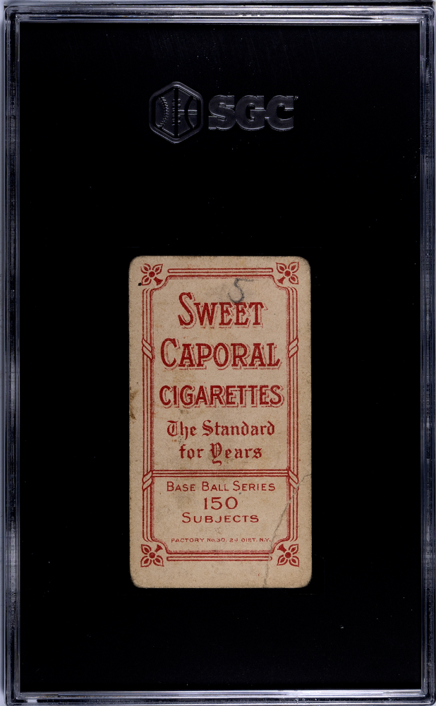 1909 Sweet Caporal (T206) Lou Criger SGC A