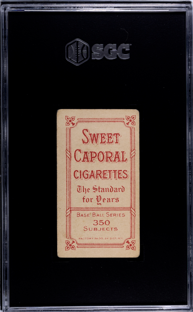 1910 Sweet Caporal (T206) Nap Rucker Throwing SGC 2.5