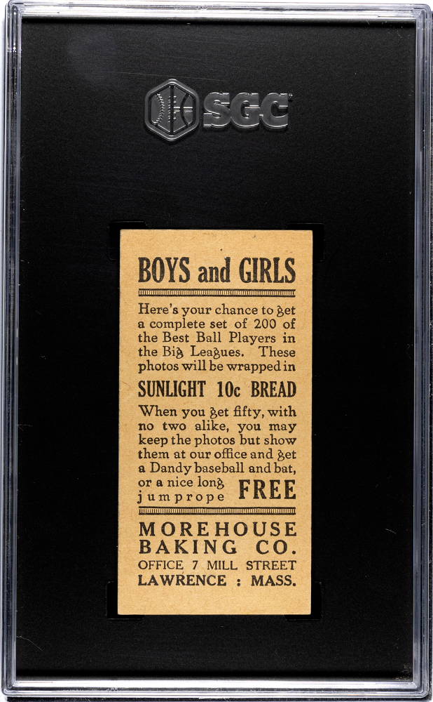 1916 Morehouse Baking Del Gainer #64 SGC 2