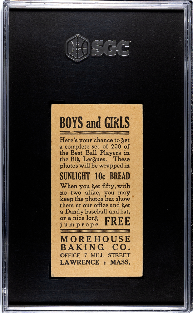 1916 Morehouse Baking Leslie Mann #108 SGC 3