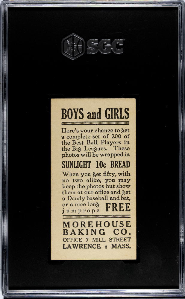 1916 Morehouse Baking George Gibson #68 SGC 5