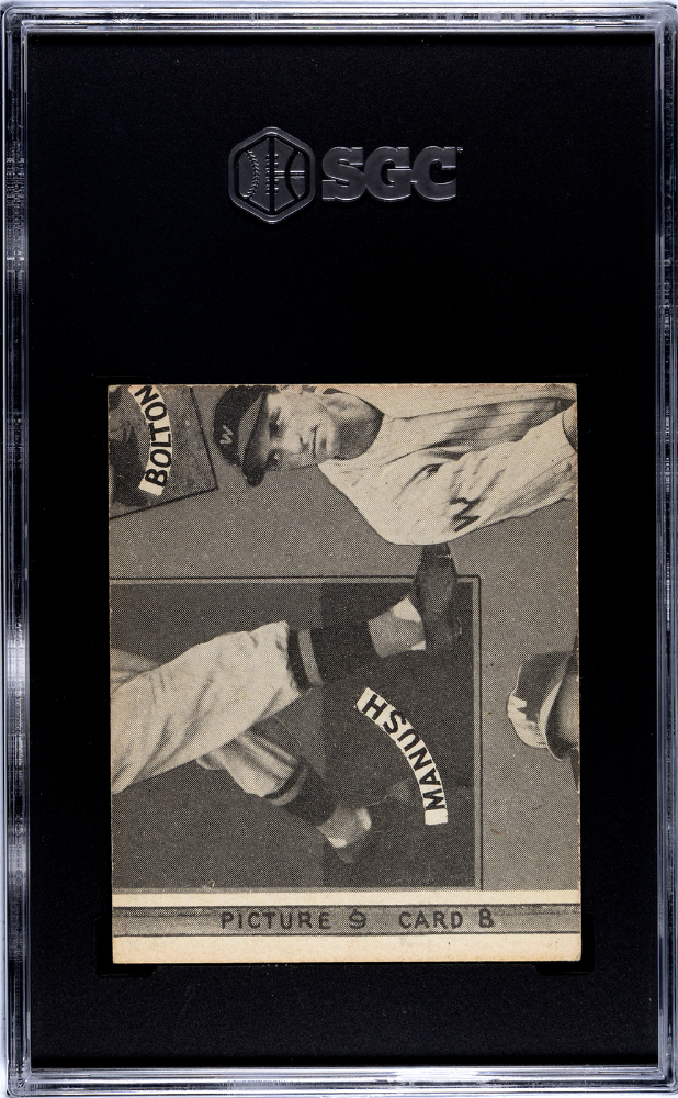 1935 Goudey 4 In 1 Bonura Haas Lyons Hayes #9B SGC 5
