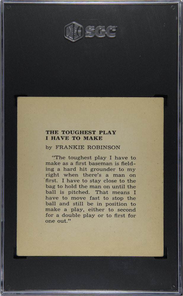 1959 Kahn's Frank Robinson SGC 2.5