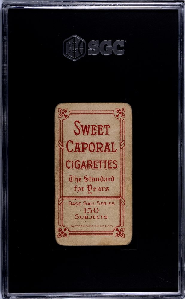 1909 Sweet Caporal (T206) Larry Doyle Pitching SGC 1.5