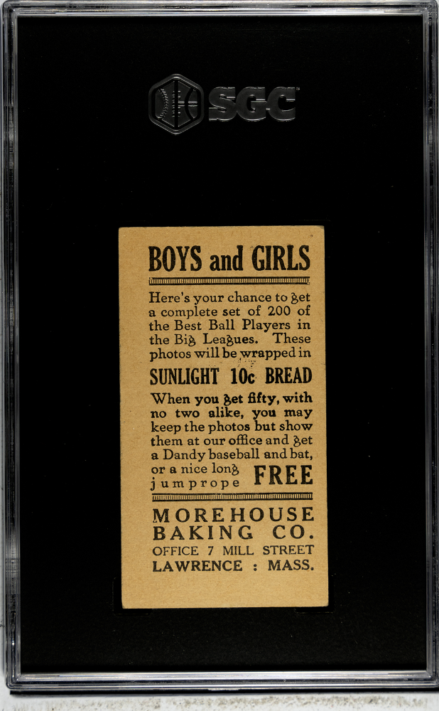 1916 Morehouse Baking Art Wilson #192 SGC 3