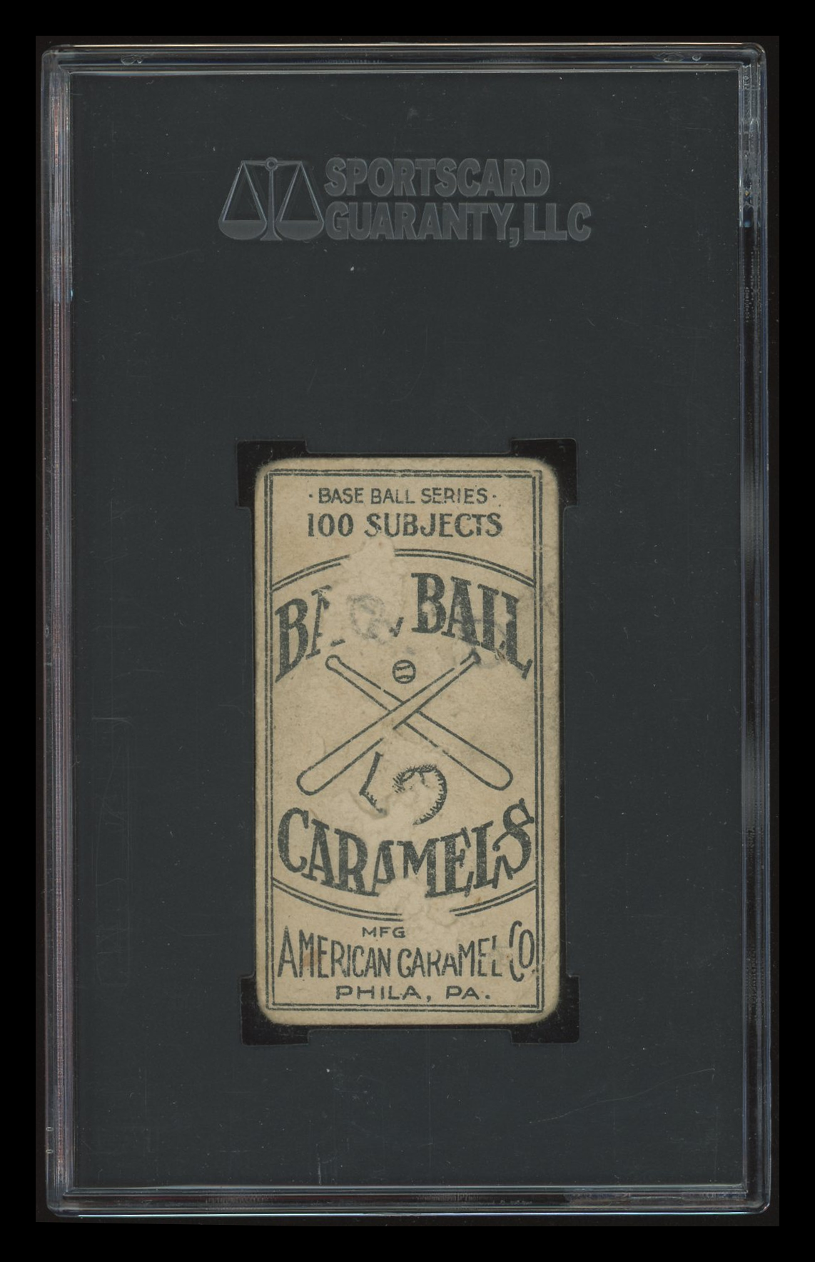 1910 American Caramel Co. E90-2 Babe Adams #N/A SGC 1