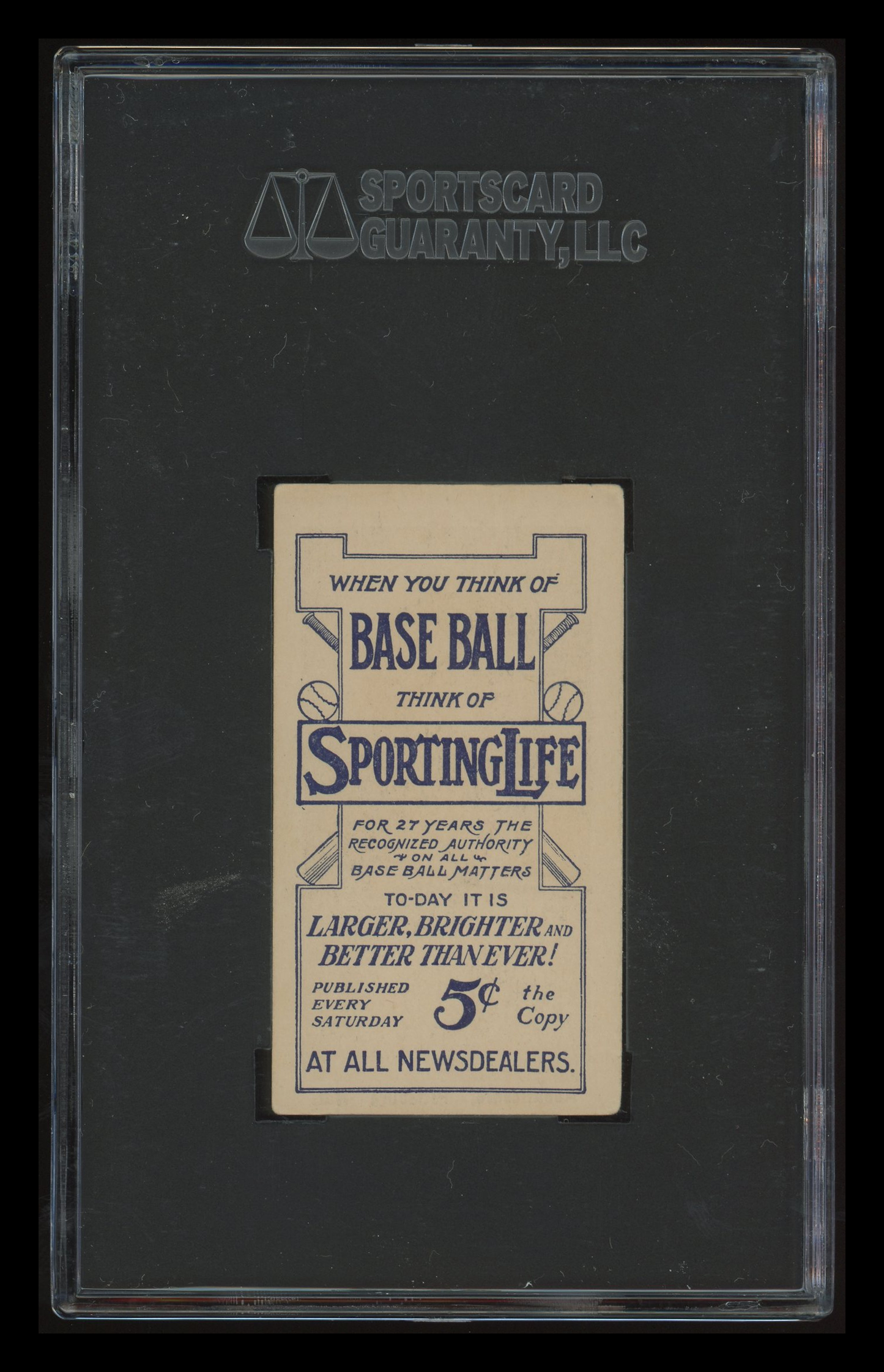 1910 Sporting Life (M116) Ed Abbaticchio SGC 4