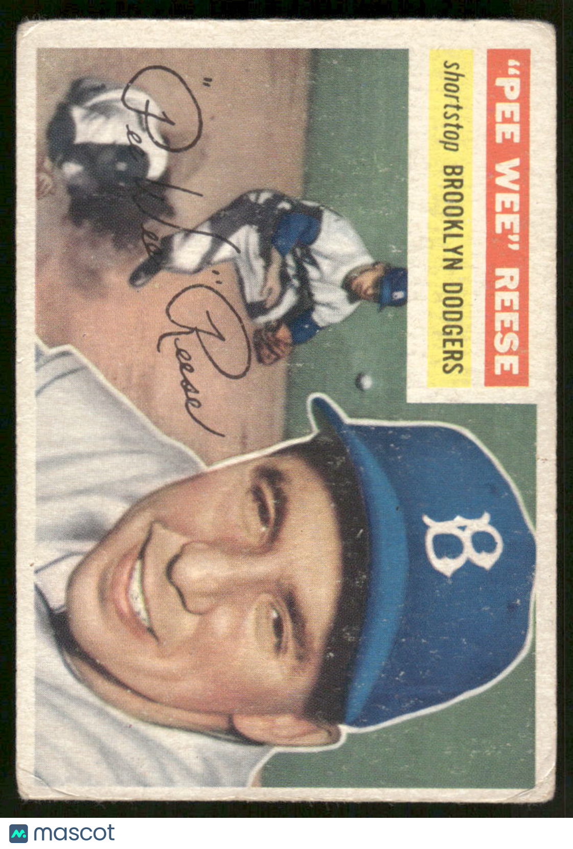 1956 Topps Pee Wee Reese #260
