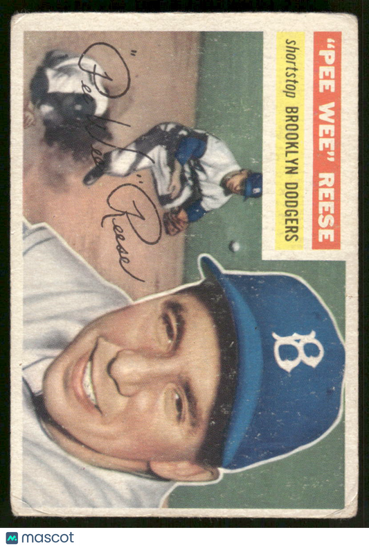 1956 Topps Pee Wee Reese #260