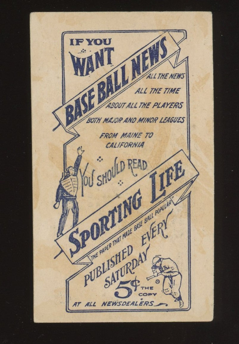 1910 Sporting Life (M116) Sam Leever
