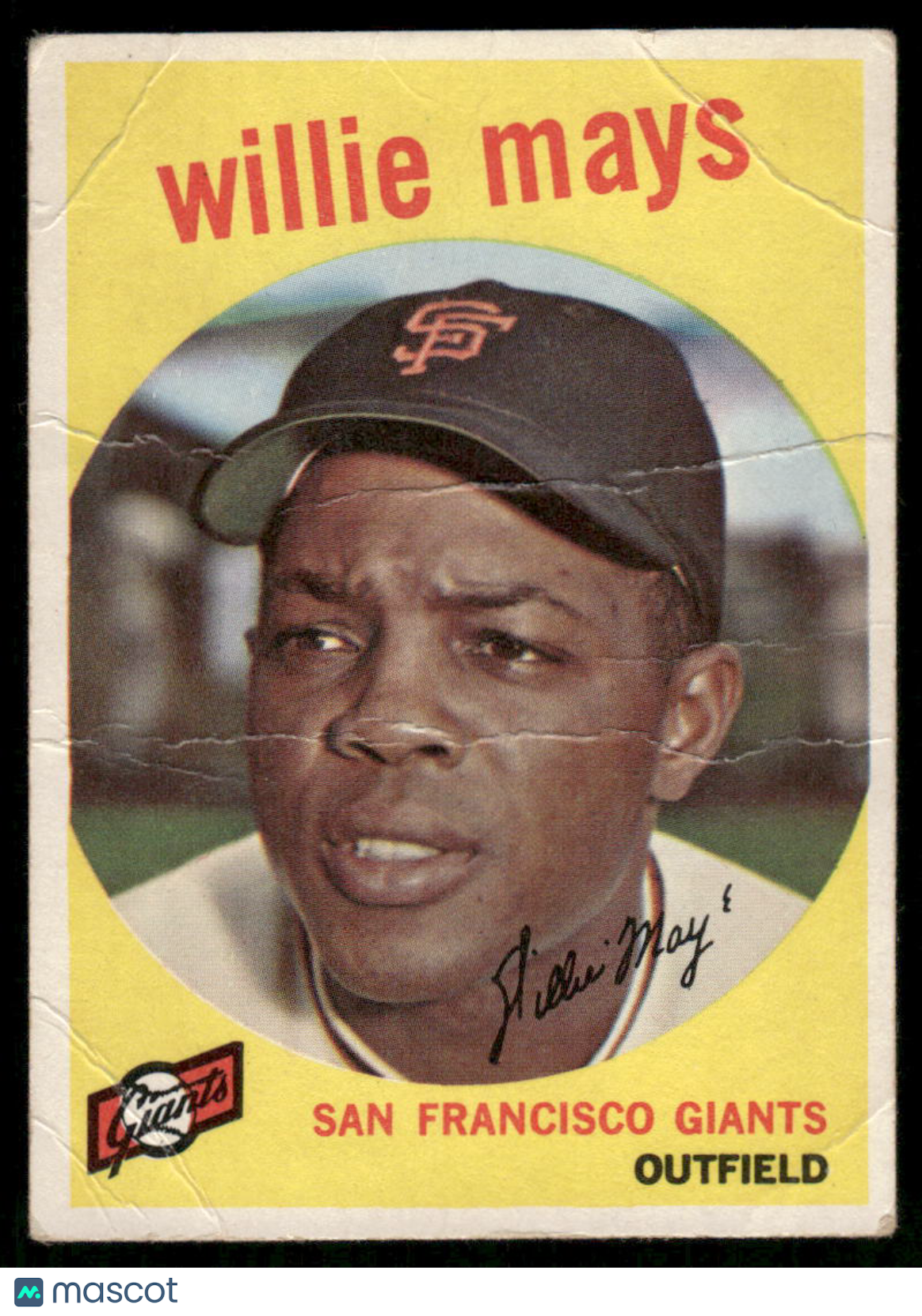 1959 Topps Willie Mays #50