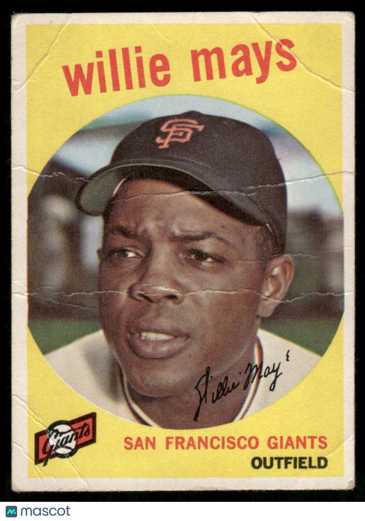 1959 Topps Willie Mays #50