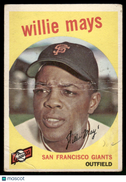 1959 Topps Willie Mays #50