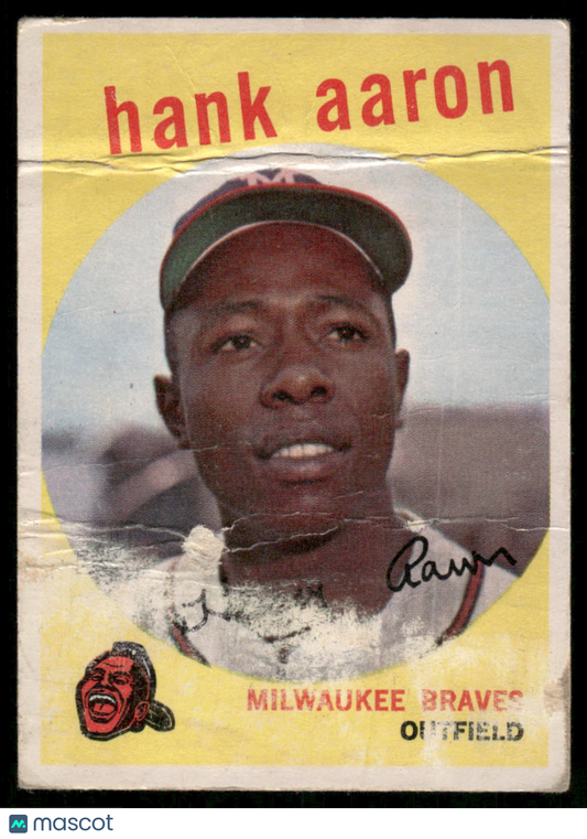 1959 Topps Hank Aaron #380