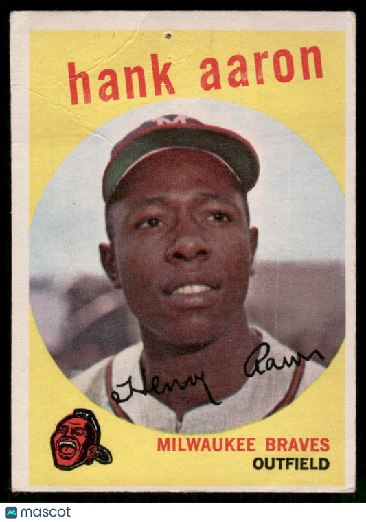 1959 Topps Hank Aaron #380