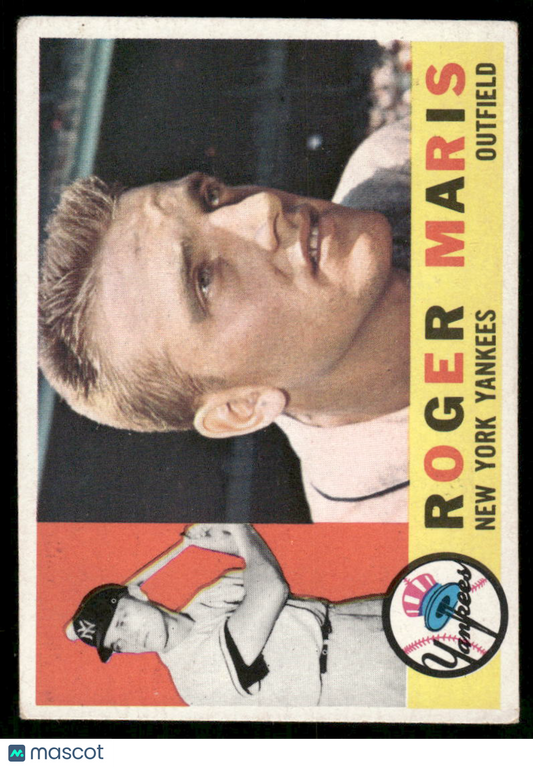 1960 Topps Roger Maris #377