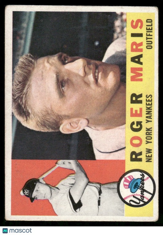 1960 Topps Roger Maris #377