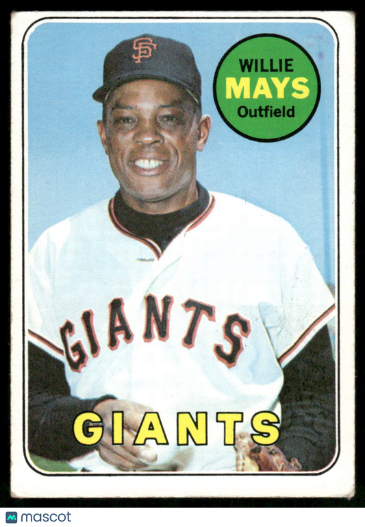 1969 Topps Willie Mays #190