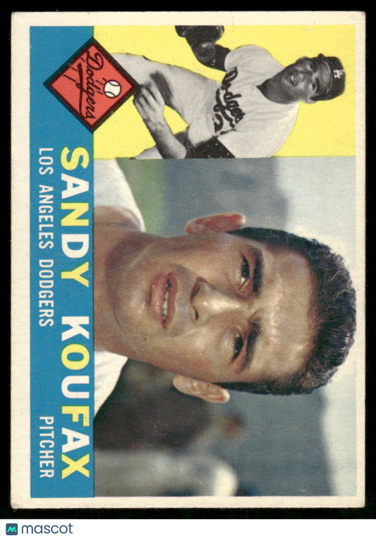 1960 Topps Sandy Koufax #343