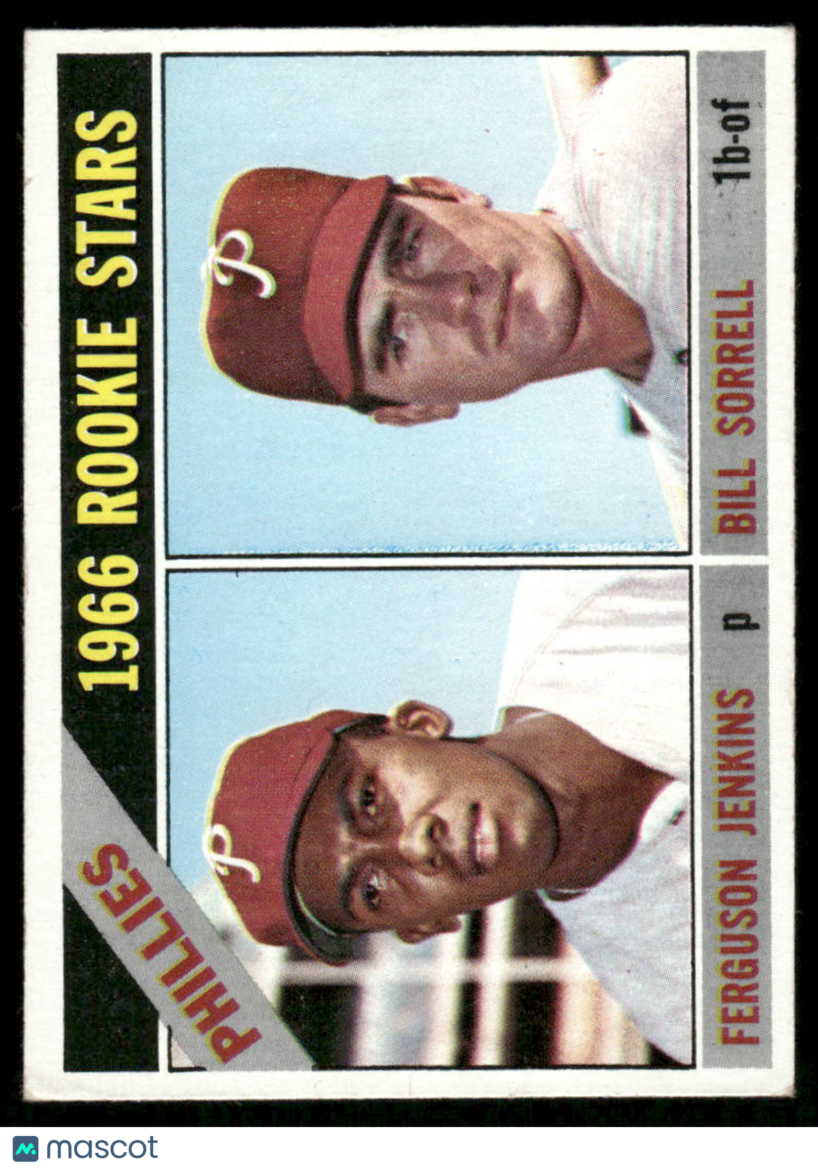 1966 Topps Ferguson Jenkins Bill Sorrell #254