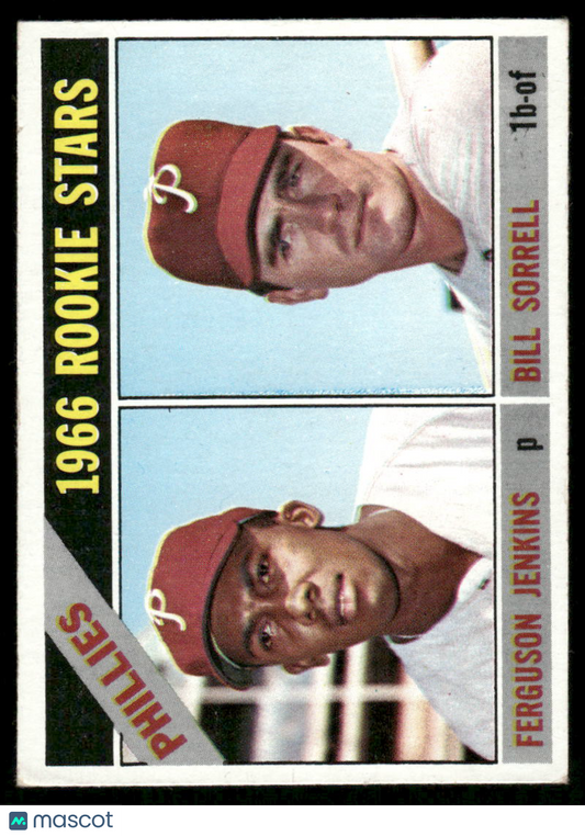 1966 Topps Ferguson Jenkins Bill Sorrell #254