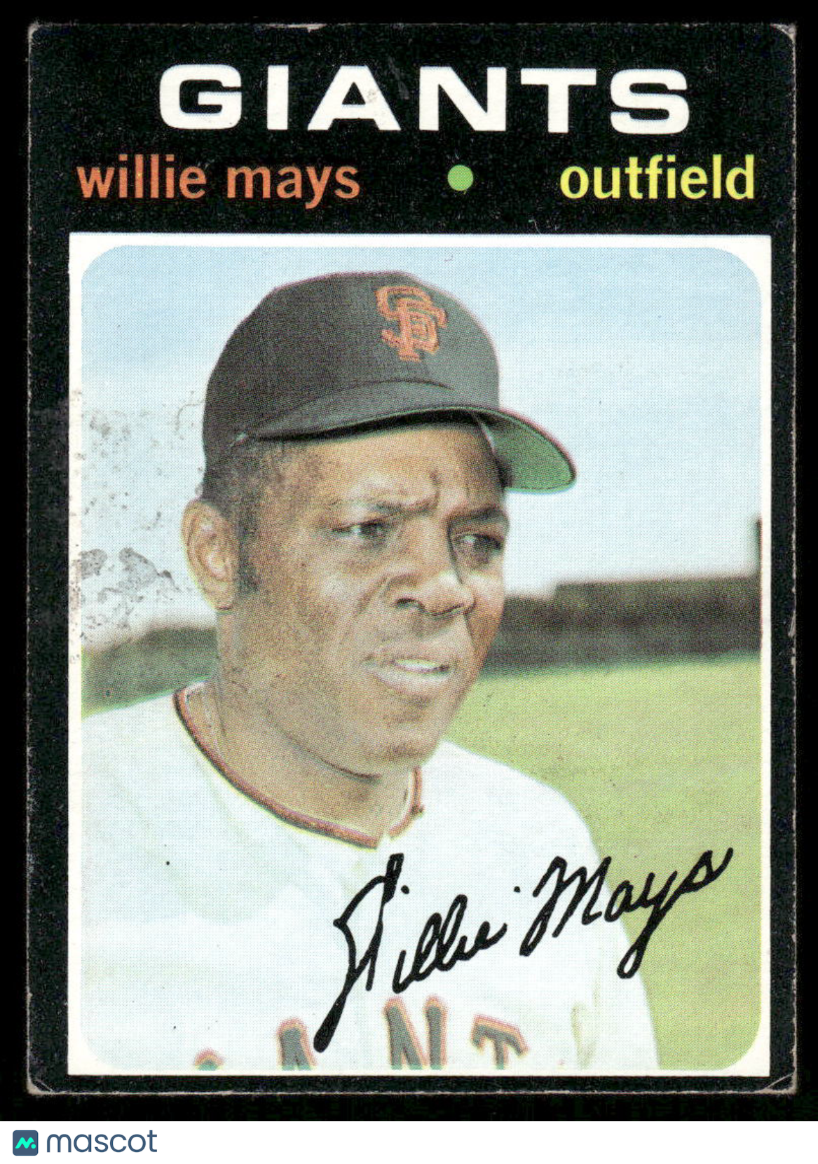 1971 Topps Willie Mays #600