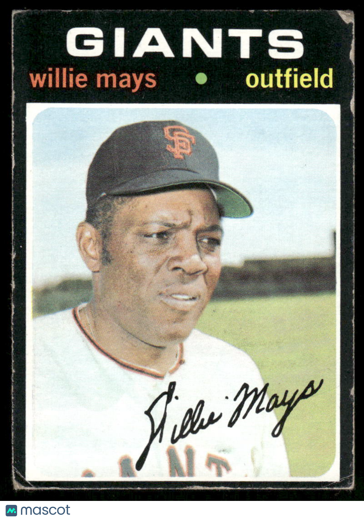 1971 Topps Willie Mays #600