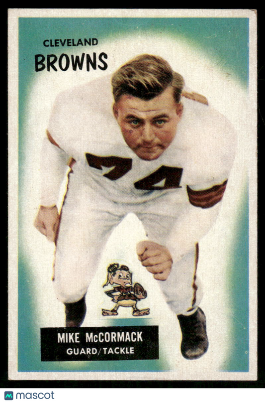 1955 1956 1955 Bowman 1956 Topps Mike McCormack #2