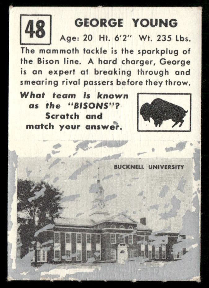 1951 Topps Magic George Young #48