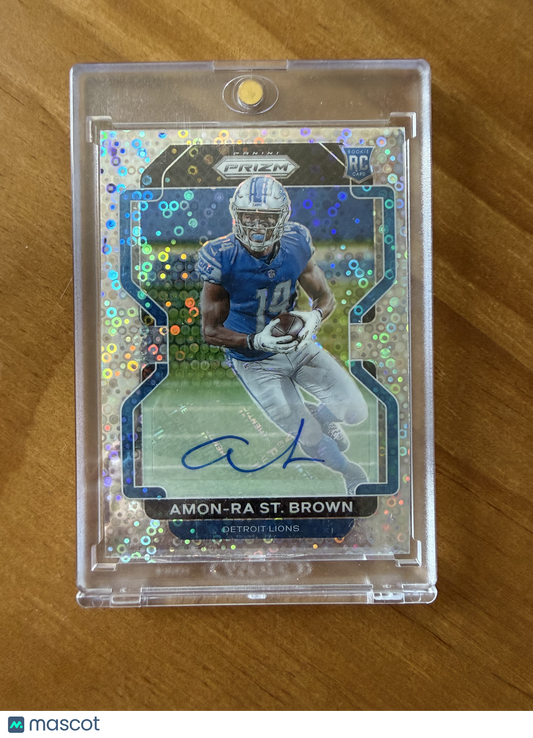 2021 Panini Prizm Football Amon-Ra St. Brown #358 Disco RC