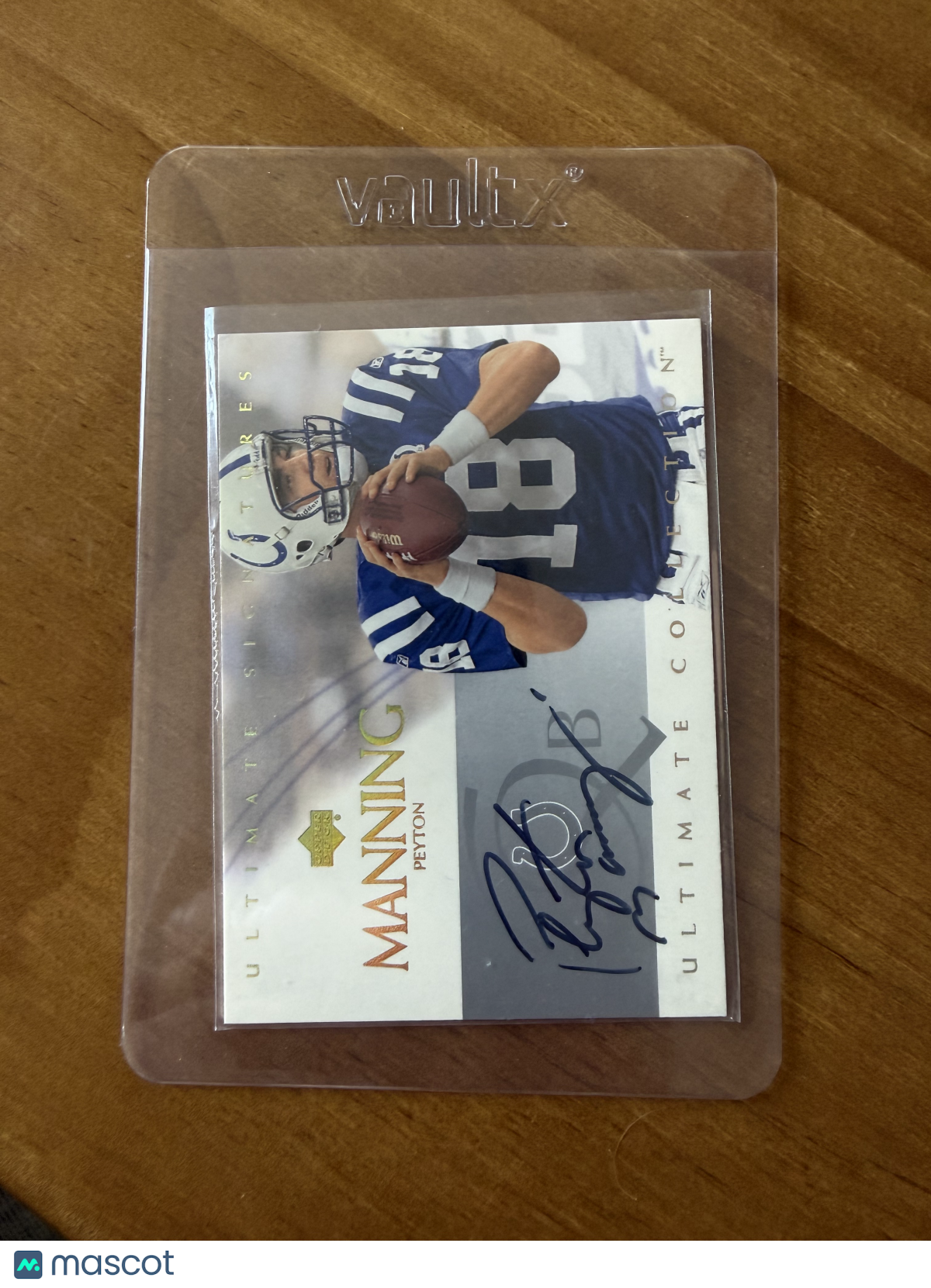 2003 Upper Deck Ultimate Collection Ultimate Signatures Peyton Manning #US-PM