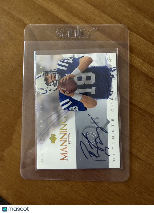 2003 Upper Deck Ultimate Collection Ultimate Signatures Peyton Manning #US-PM