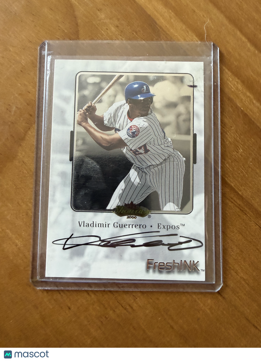2000 SkyBox Showcase Fresh Ink Vladimir Guerrero