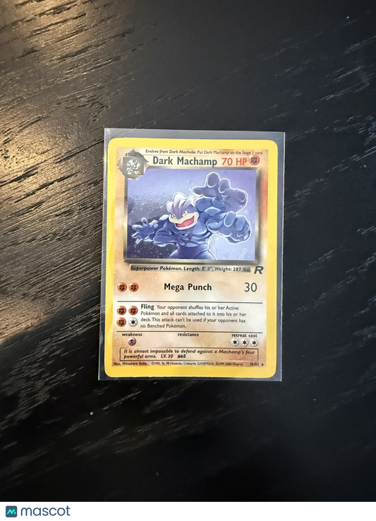 2000 Team Rocket Dark Machamp Holo Rare #10/82