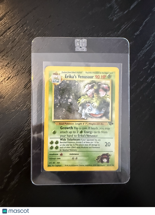 2000 Gym Challenge Erika's Venusaur Holo Rare #4/132