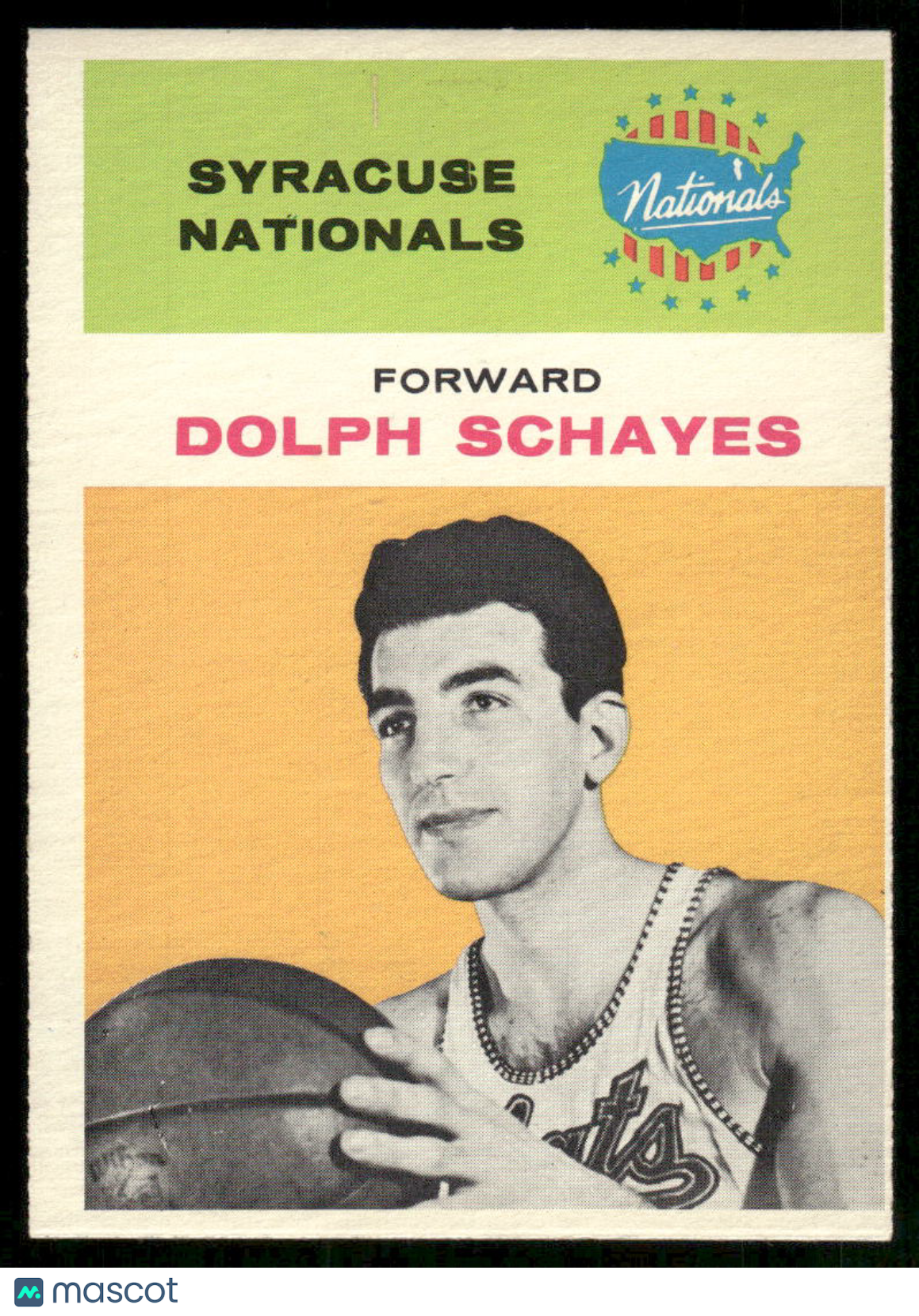 1961 Fleer Dolph Schayes #39