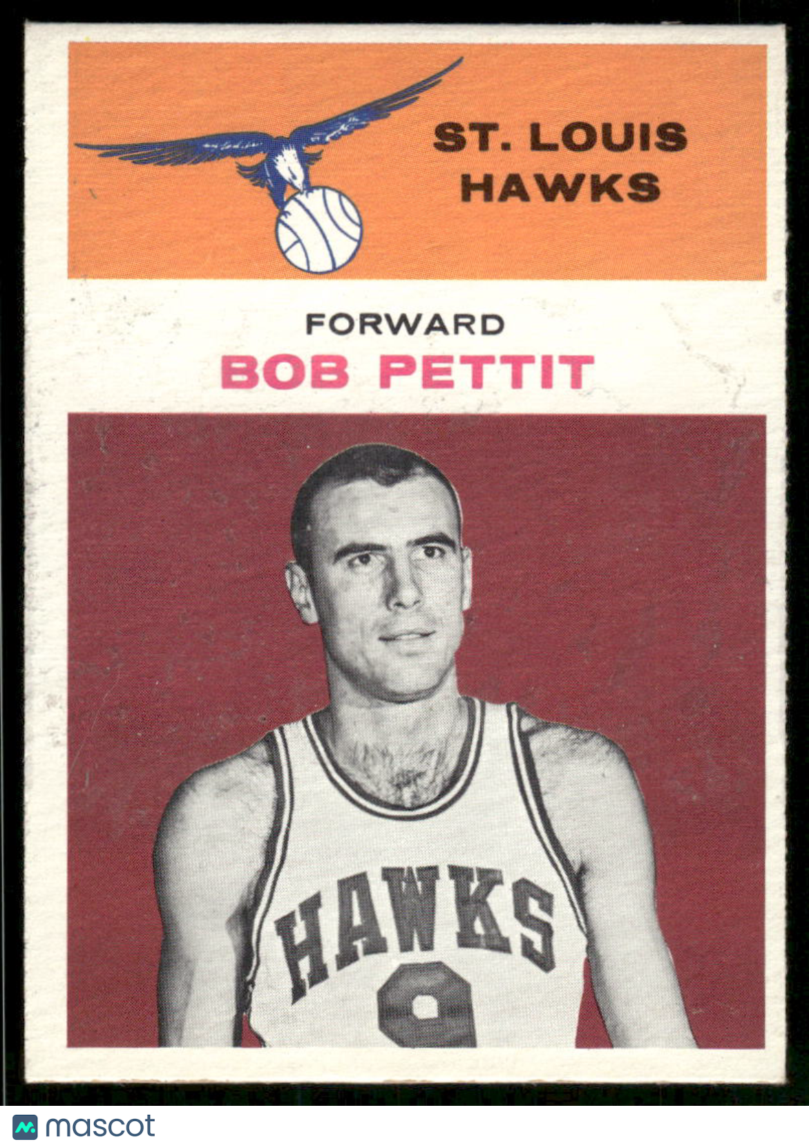 1961 Fleer Bob Pettit #34